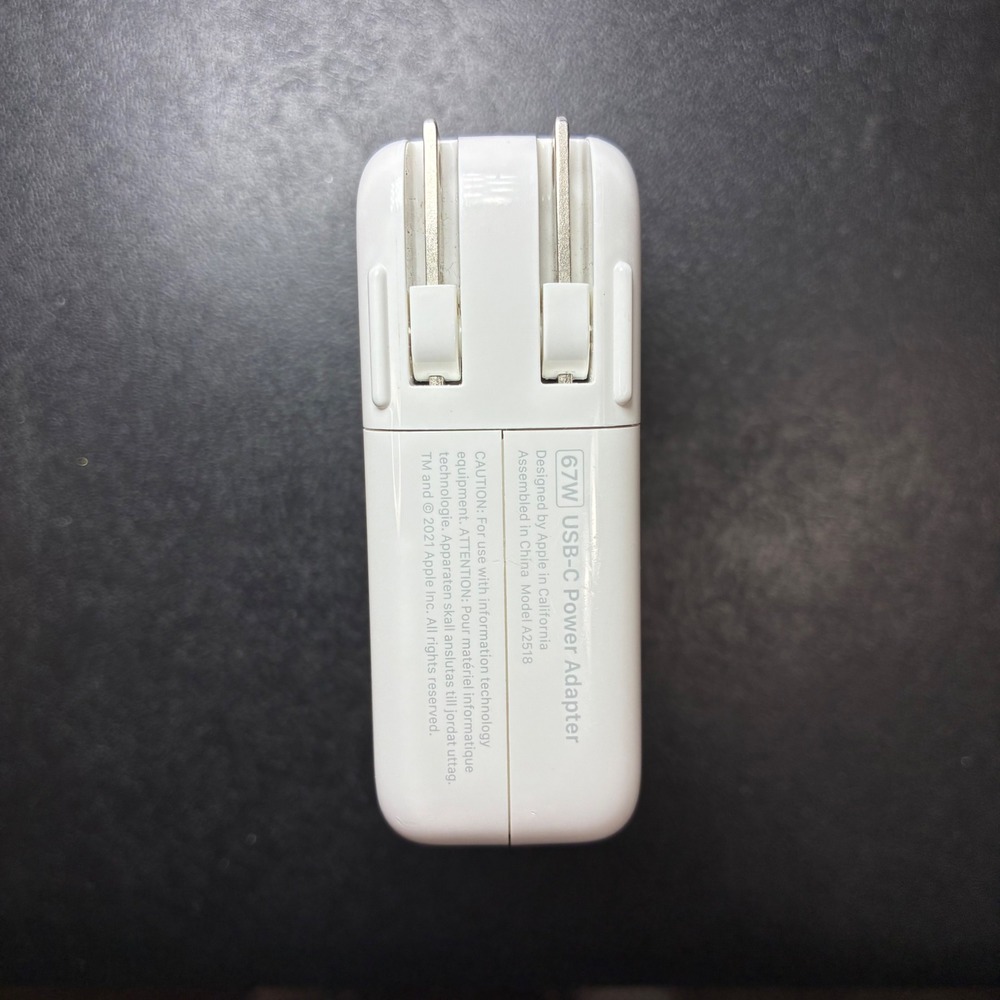 Apple 67W USB-C Power Adapter MacBook Pro Air Fast Charger M1 M2 A2518 - Picture 2 of 6
